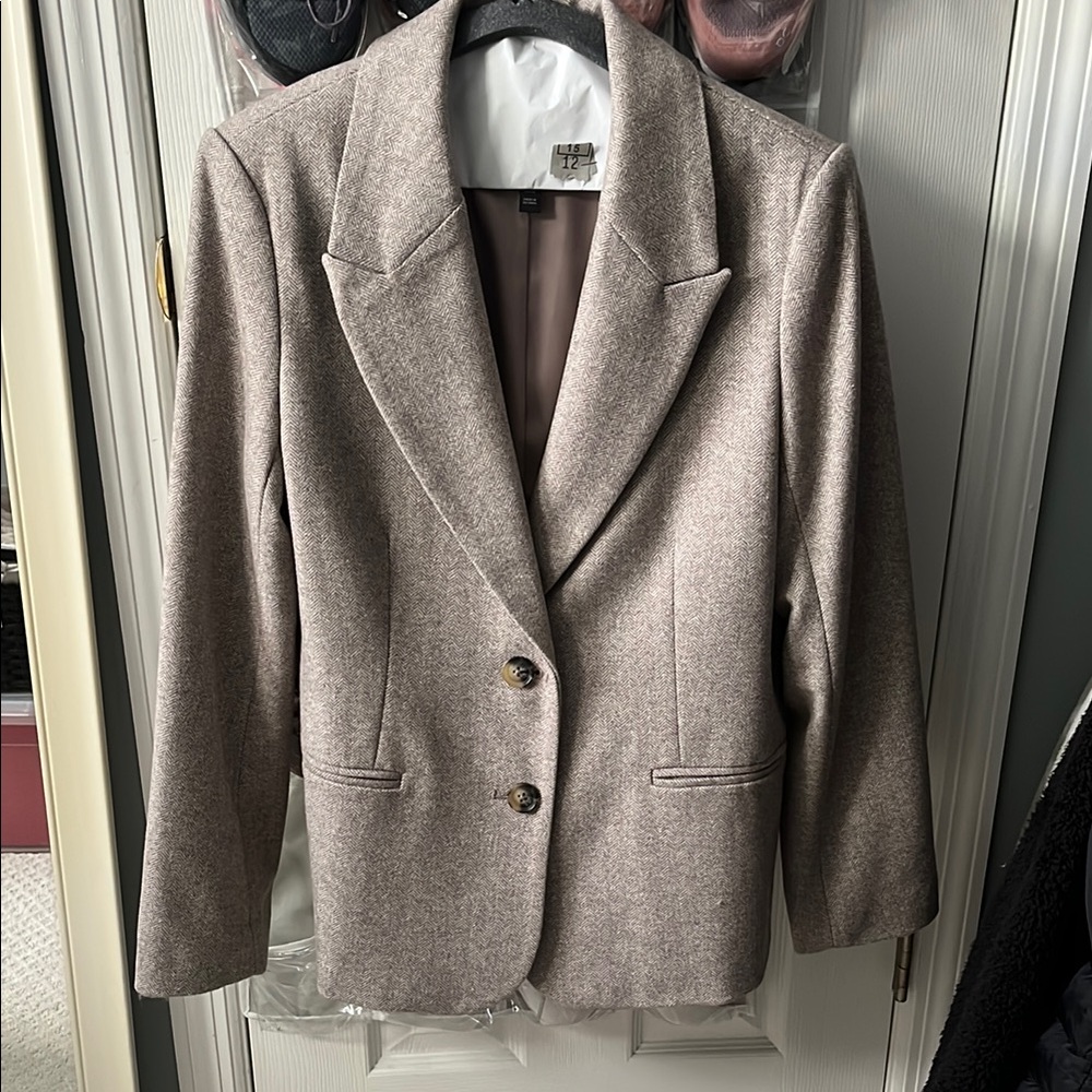 Women's Banana Republic Herringbone Blazer